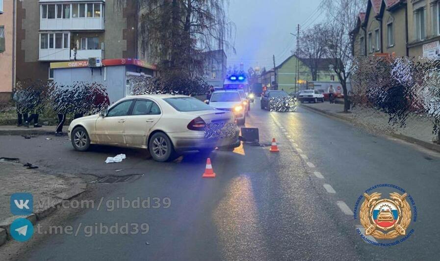 Место ДТП | Фото: Госавтоинспекция Калининградской области