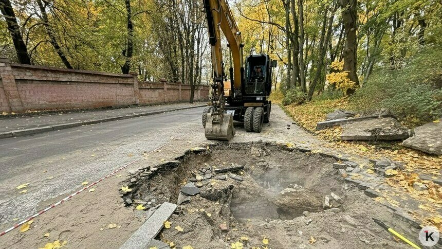 При ремонте улицы Галицкого в Калининграде снесут мрачный забор, чтобы открыть вид на парк - Новости Калининграда | Фото: Александр Подгорчук / Архив «Клопс»