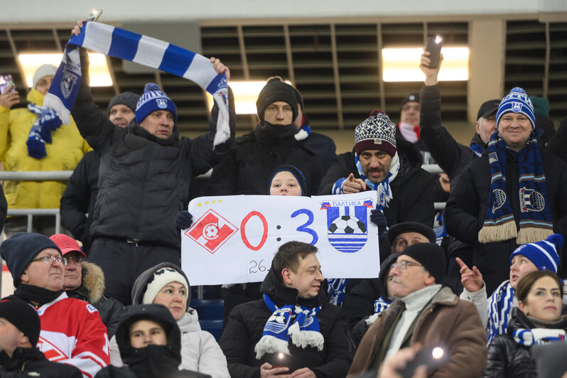 Великая игра: «Балтика» в меньшинстве обыграла «Спартак» (фото) | Фото: Александр Мелехов