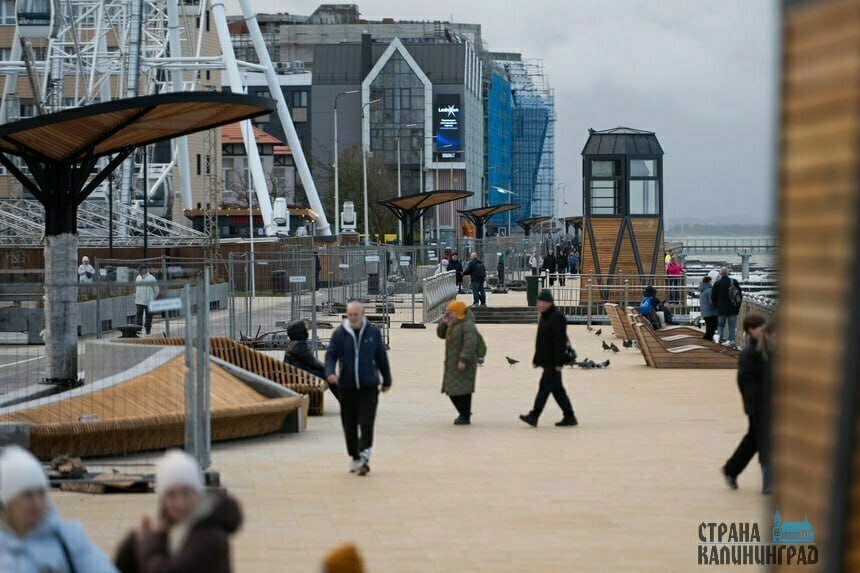 Так ремонт променада выглядел в начале ноября. | Фото: Александр Мелехов
