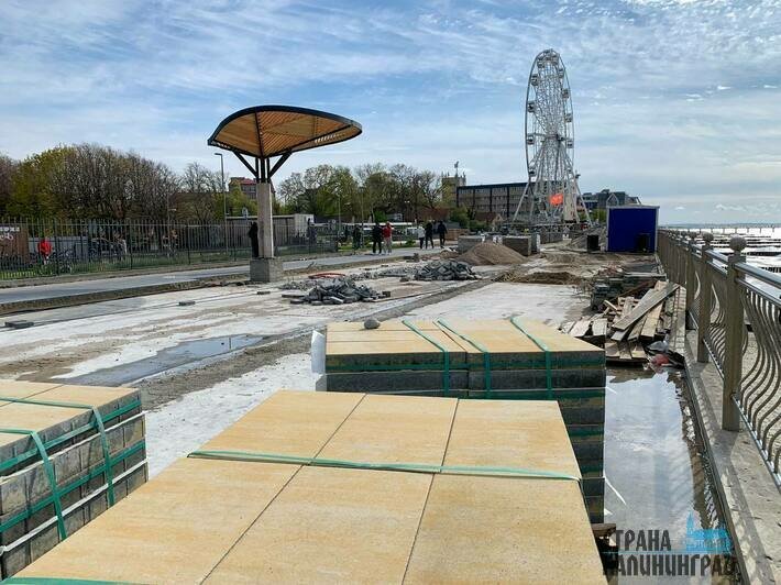 А таким променад в Зеленоградске увидели туристы в мае. | Фото: Александр Мелехов