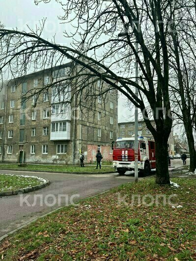 Пожар произошёл на втором этаже | Фото: очевидец