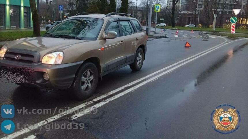 В Калининграде на улице Дмитрия Донского водитель 1945 года рождения сбил двух пешеходов - Новости Калининграда | Фото: ГАИ