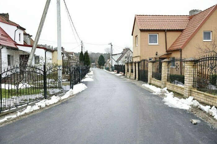 Ладушкин, ул.Лесная после ремонта. | Фото: пресс-служба Правительства Калининградской области