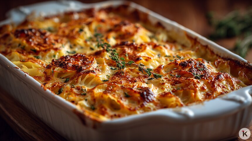 Секретная запеканка: кулинары раскрыли рецепт блюда с морепродуктами, от которого невозможно оторвать глаз - Новости Калининграда | Иллюстрация: Ксения Александрова / «Клопс»