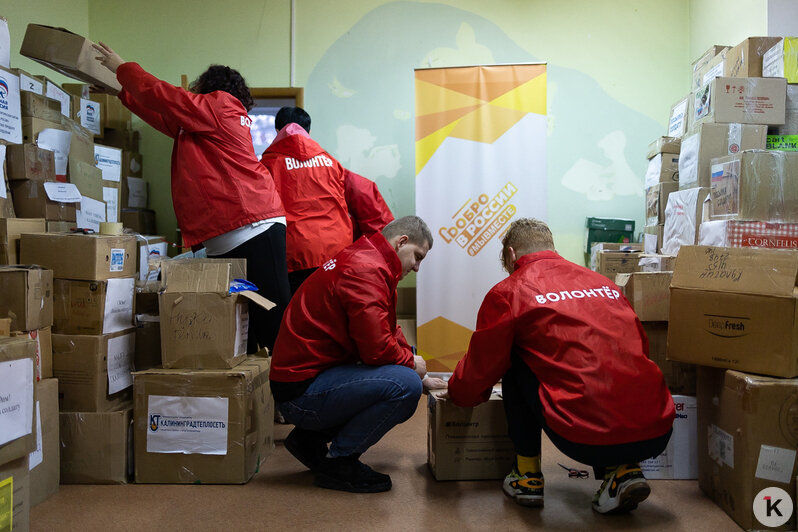 Калининградцы за месяц собрали более 1 200 посылок бойцам СВО (фоторепортаж) - Новости Калининграда | Фото: Александр Подгорчук / «Клопс»