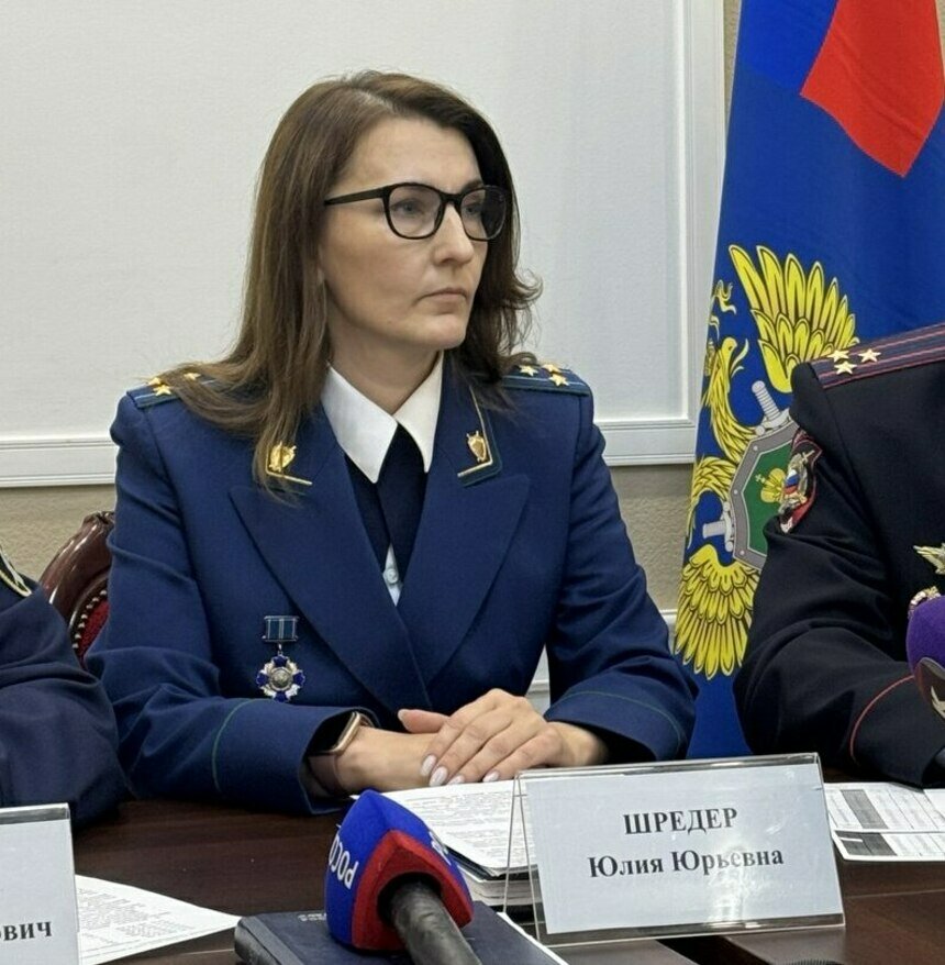 Начальник отдела по надзору за исполнением законодательства в сфере противодействия коррупции прокуратуры Калининградской области Юрия Шредер. | Фото: Евгения Иванкова