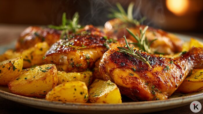 Ленивый обед после новогоднего застолья: три вида жаркое, которые ничем не уступают праздничным блюдам - Новости Калининграда | Иллюстрация: Ксения Александрова / «Клопс»