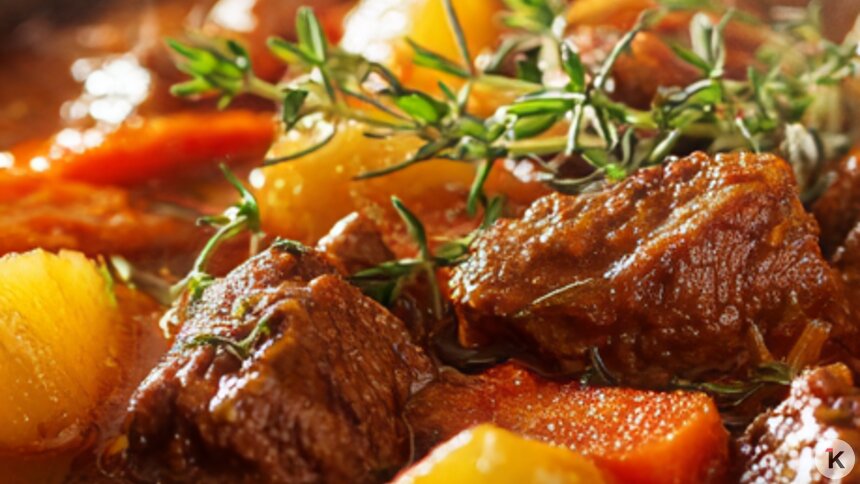 Ленивый обед после новогоднего застолья: три вида жаркое, которые ничем не уступают праздничным блюдам - Новости Калининграда | Иллюстрация: Ксения Александрова / «Клопс»