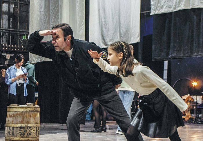 На репетиции в Музыкальном театре. | Фото автора