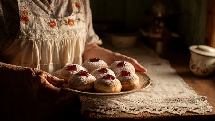 Суслики и орехи в карамели: рецепты трёх новогодних лакомств, которые были популярны сто лет назад - Новости Калининграда | Иллюстрация: Midjourney