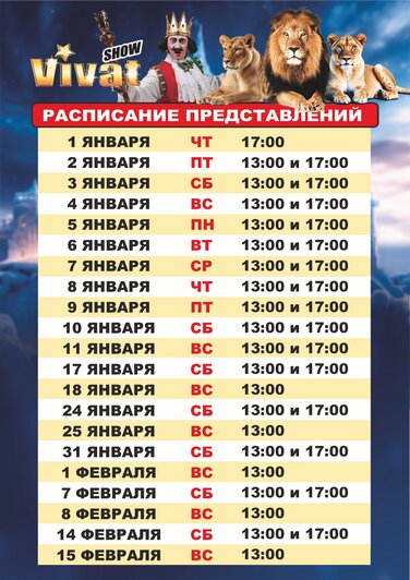 Цирк «Виват» запускает новогоднее шоу с королём-львом Ромбомболем XIII - Новости Калининграда