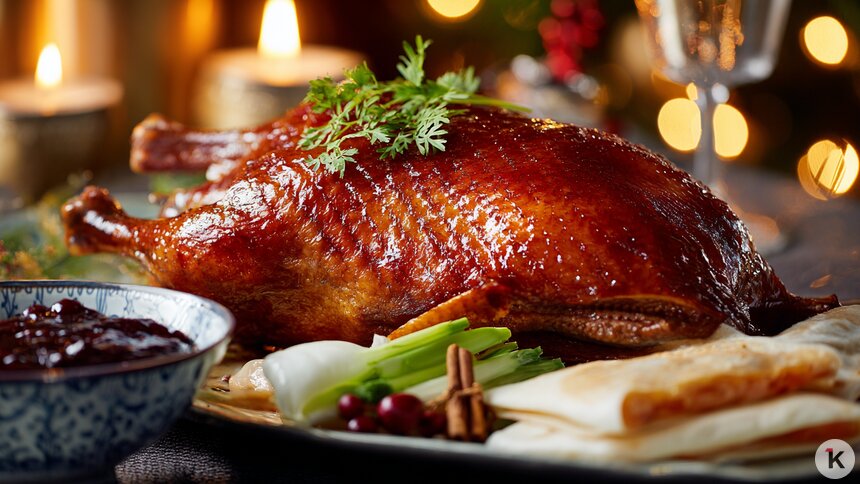 Сказочный вкус мандариновой глазури: кулинары поделились идеальным рецептом новогодней утки по-пекински - Новости Калининграда | Иллюстрация: Ксения Александрова / «Клопс»