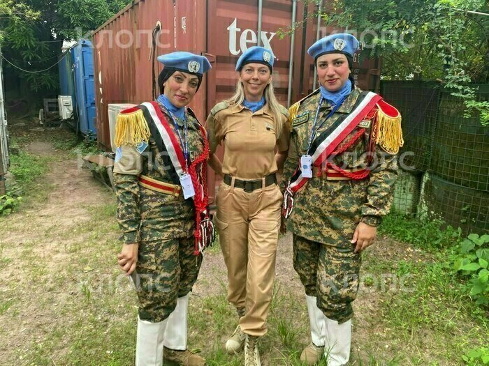 В миротворческой миссии служит много женщин из разных стран  | фото: Юлия Тараско