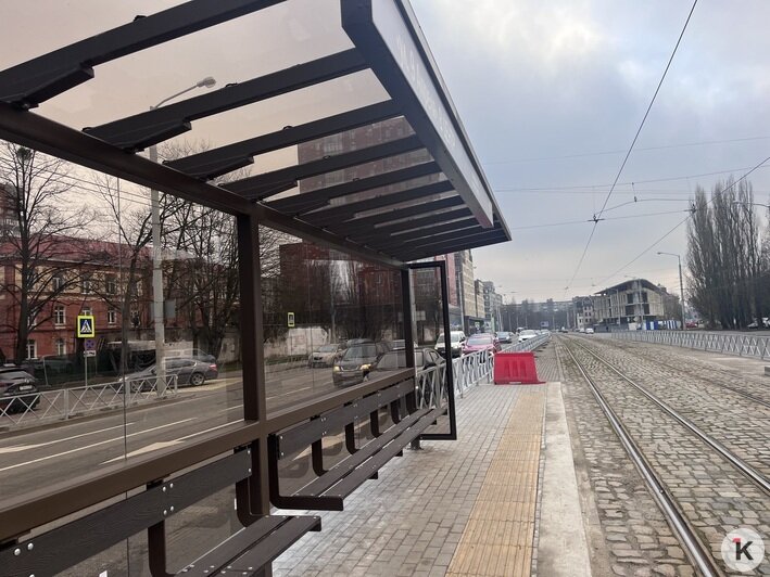 В Калининграде впервые сделали высокие платформы для трамваев: что изменилось для пассажиров (фото) - Новости Калининграда | Фото: «Клопс»