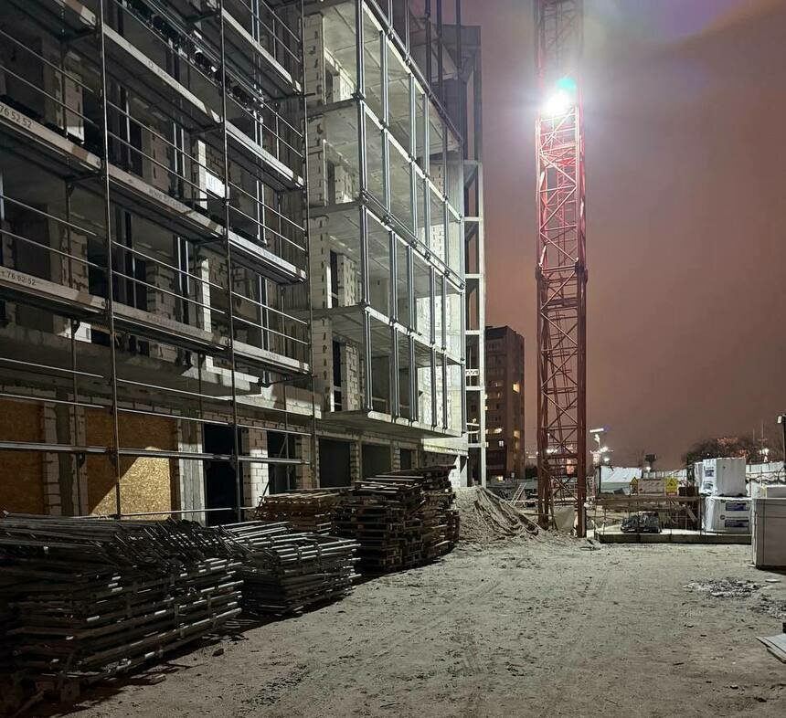 В Калининграде на стройке элитного комплекса с высоты упал рабочий | Фото: пресс-служба СУ СК России по Калининградской области.