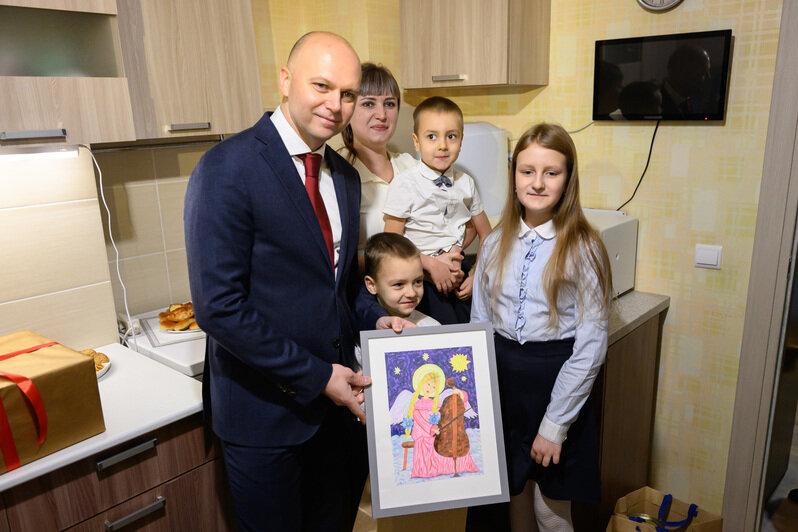 В гостях у семей, чьи дома уже подключены к газу. | Фото: Александр Мелехов