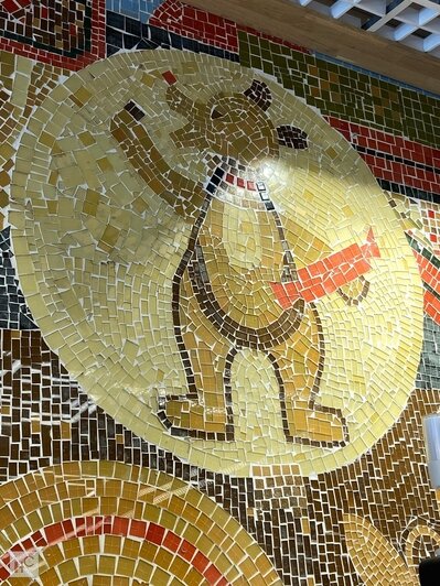 В магазине Советска сохранили мозаику со слоном и мишкой (фото)   - Новости Калининграда | Фото: Евгений Мосиенко