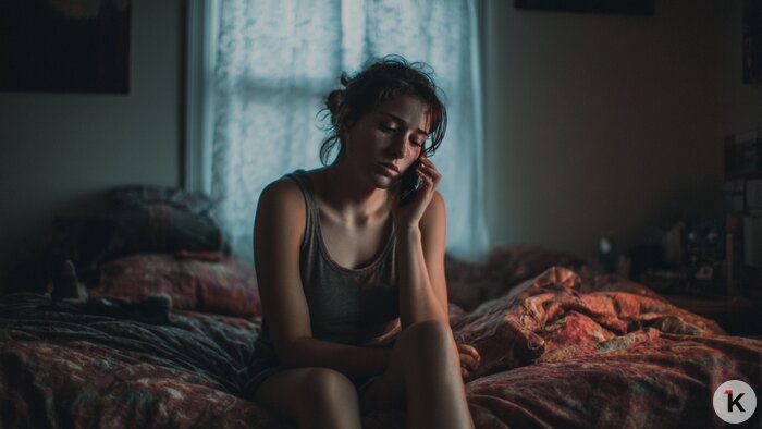 Преступники требуют даже спать с несброшенным звонком | Иллюстрация: Ксения Александрова / Midjourney