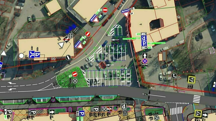 Парковка без шлагбаума на Барнаульской начнёт работать 22 декабря - Новости Калининграда | Схема: пресс-служба администрации Калининграда