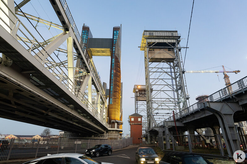 Железнодорожный дублёр двухъярусного моста в Калининграде передали РЖД (фоторепортаж) - Новости Калининграда | Фото: Александр Подгорчук / «Клопс»