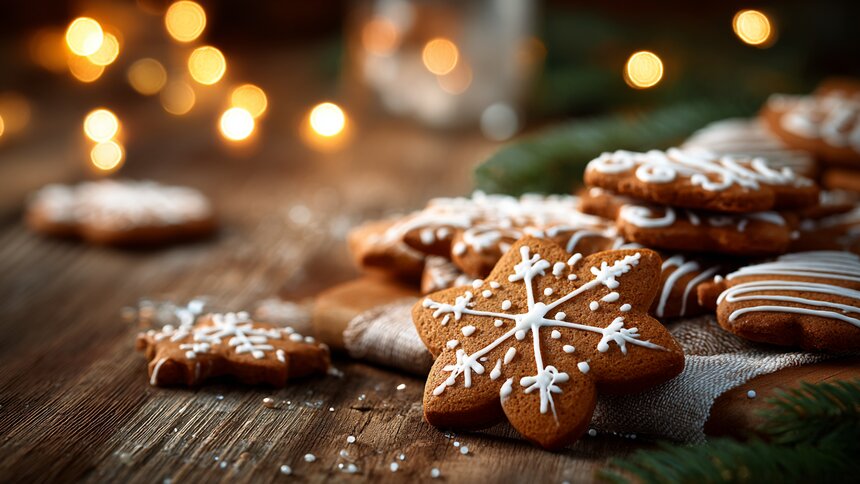 Классика, с глазурью или лимоном: 3 рецепта имбирного печенья - Новости Калининграда | Иллюстрация: Ксения Александрова / Midjourney