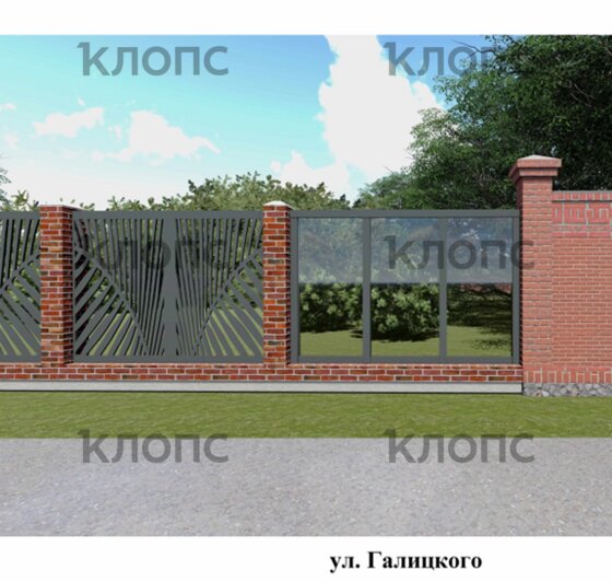 В мэрии показали, каким будет забор на Галицкого после ремонта улицы (эскизы) - Новости Калининграда | Фото предоставлено администрацией Калининграда