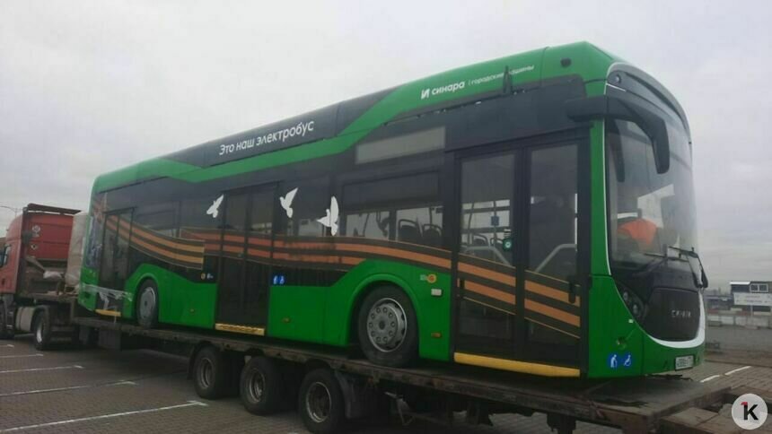 В Калининград привезли новый электробус (фото) - Новости Калининграда | Фото предоставлено администрацией Калининграда