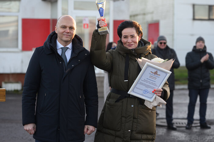 Губернатор Алексей Беспрозванных и глава города Елена Дятлова. | Фото: Александр Мелехов