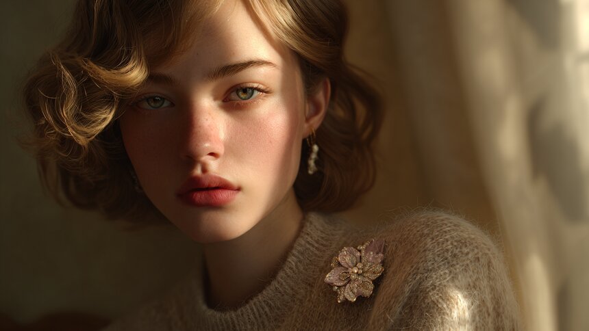 Стилисты рассказали, какой аксессуар из «бабушкиной шкатулки украшений» сейчас покоряет мир моды - Новости Калининграда | Иллюстрация: Ксения Александрова / Midjourney