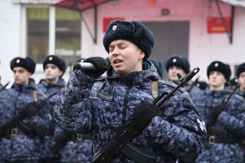 В Калининграде приняли военную присягу призванные на службу в Росгвардию (фото) - Новости Калининграда | Фото: Росгвардия