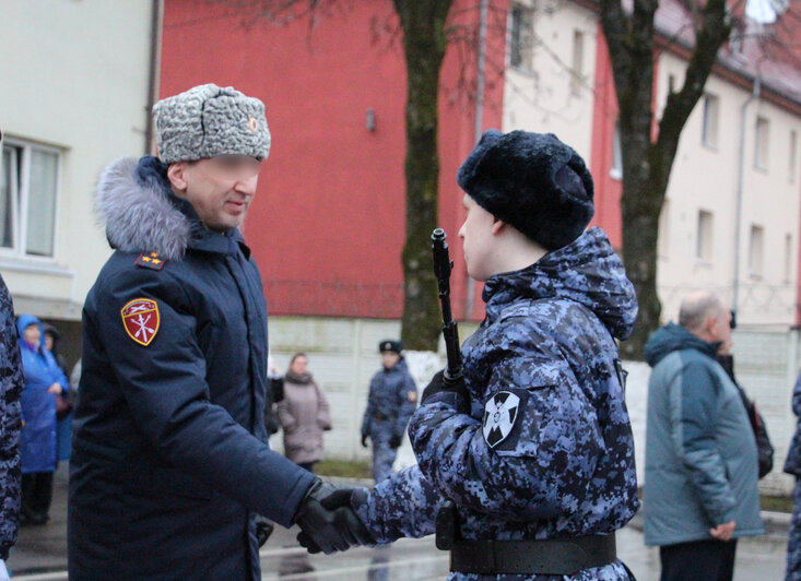 В Калининграде приняли военную присягу призванные на службу в Росгвардию (фото) - Новости Калининграда | Фото: Росгвардия
