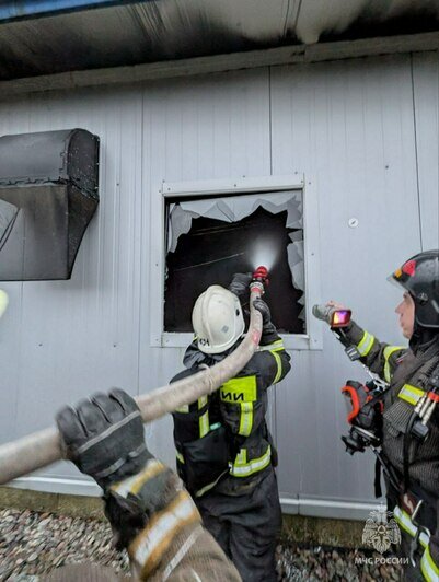 Под Калининградом едва не сгорели заживо 300 свиноматок и 5 000 поросят  (фото, видео) - Новости Калининграда | Фото: ГУ МЧС России по Калининградской области
