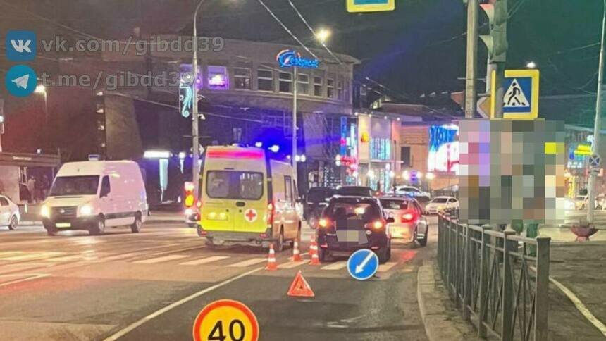 Место ДТП. | Фото: пресс-служба  Госавтоинспекции Калининградской области