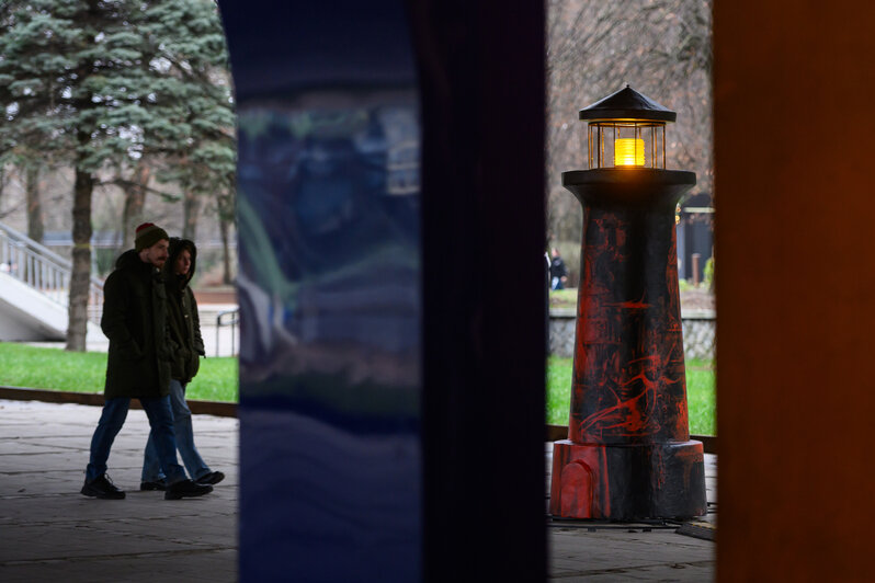 Автор маяка - Евгений Малышев. | Фото: Александр Мелехов