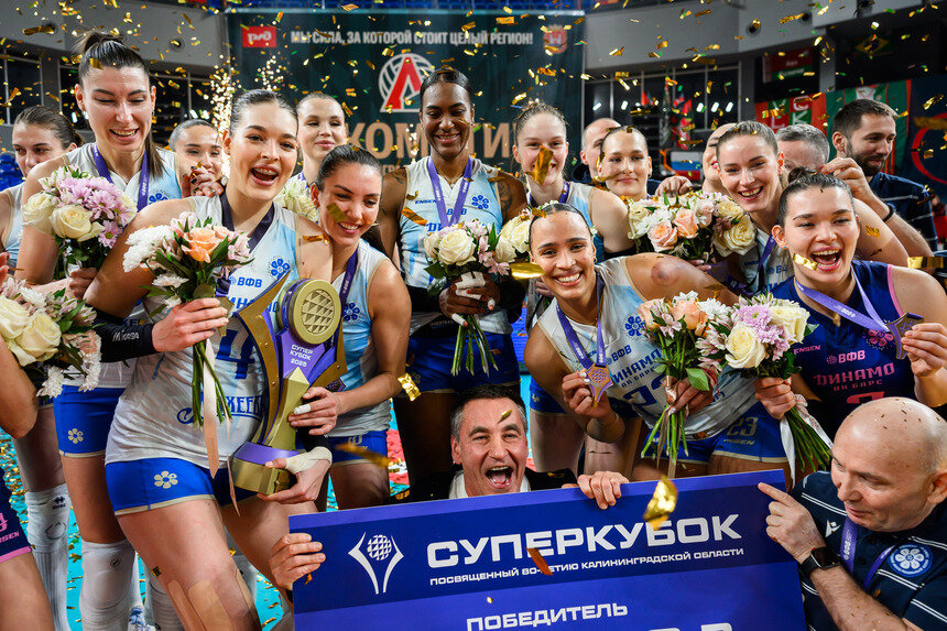 «Динамо-Ак Барс» держало преимущество, доведя игру до победы.  | Фото: Александр Мелехов