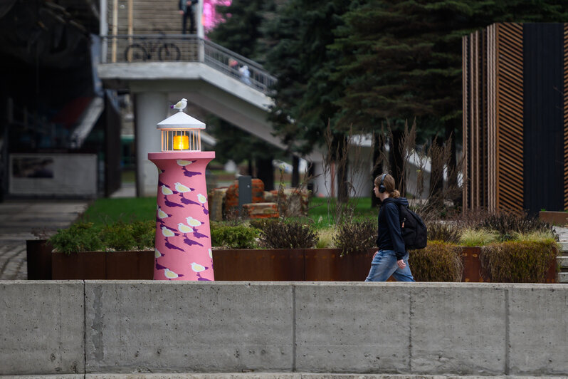 Автор маяка - Дмитрий Чайка. | Фото: Александр Мелехов