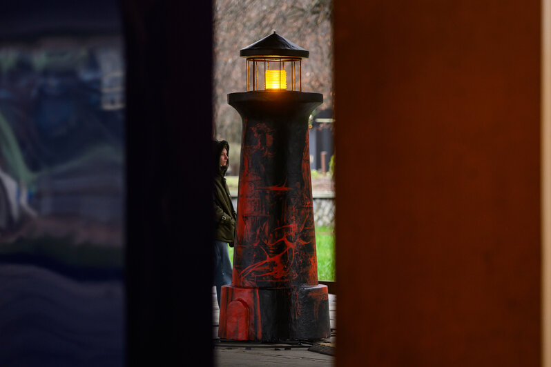 Автор маяка - Евгений Малышев. | Фото: Александр Мелехов