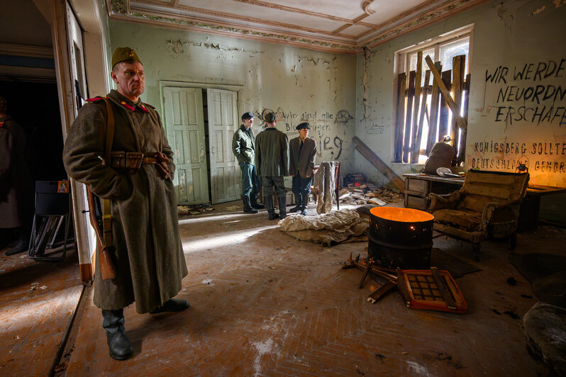 Вилла Порр в кадре: в Калининграде идут съёмки сериала о послевоенном времени | Фото: Александр Мелехов