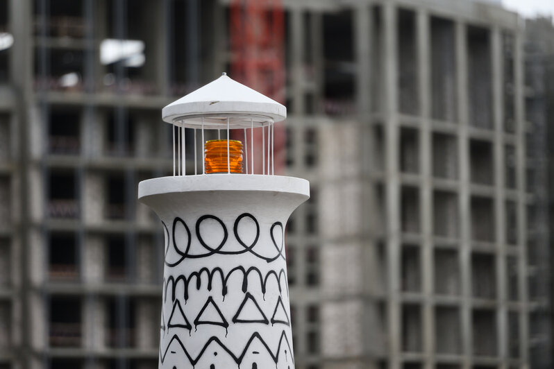 Автор маяка - Константин Тращенков. | Фото: Александр Мелехов