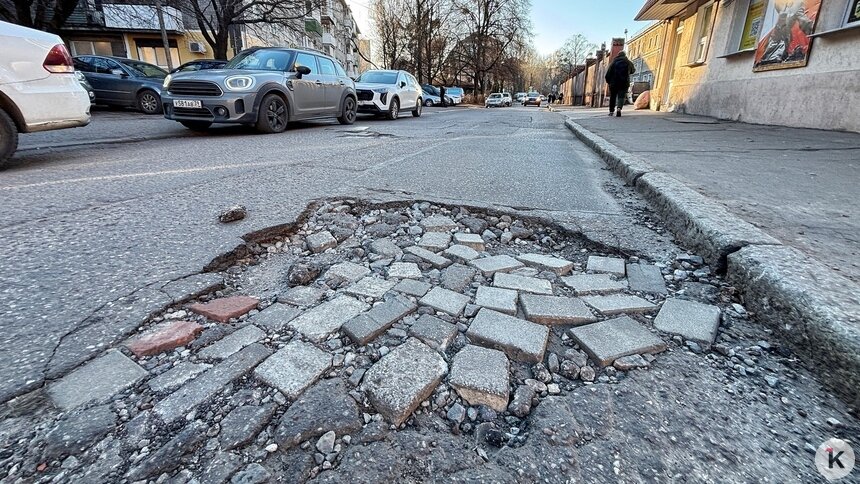 В Калининграде начали ремонт улицы Галицкого, брусчатку решили не трогать - Новости Калининграда | Фото: Александр Подгорчук / «Клопс»