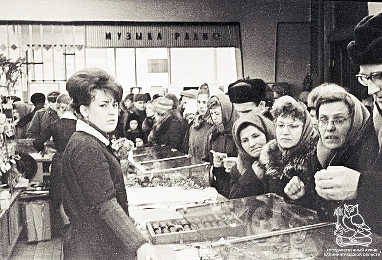 В госархиве показали, как выглядел предновогодний Калининград в 1966 году - Новости Калининграда | Фото: госархив