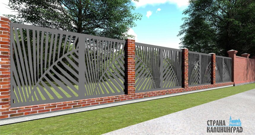 В мэрии показали, каким будет забор на Галицкого после ремонта улицы (эскизы)