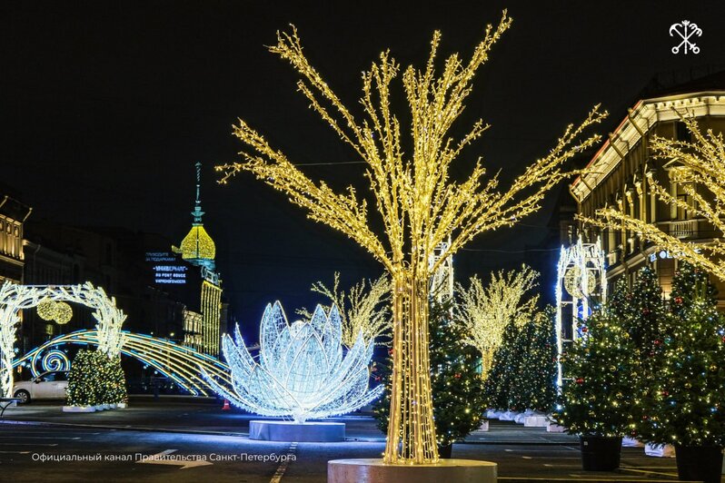 Украшения в Санкт-Петербурге | телеграм-канал правительства Санкт-Петербурга