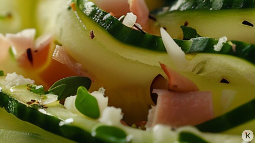 Лёгкие и полезные: три потрясающих салата для стола, за которым на праздники соберётся всё семейство - Новости Калининграда | Иллюстрация: Ксения Александрова / «Клопс»