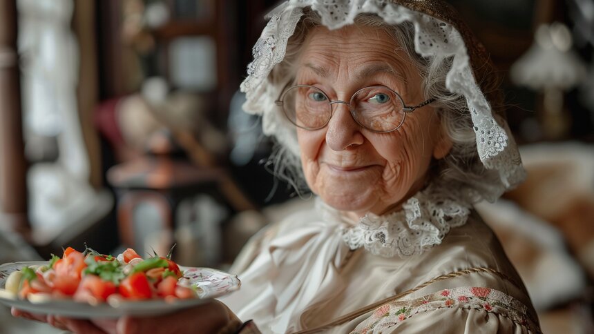 Салаты для тех, кто уже всё перепробовал: 3 рецепта, которые были популярны сто лет назад - Новости Калининграда | Иллюстрация: Midjourney