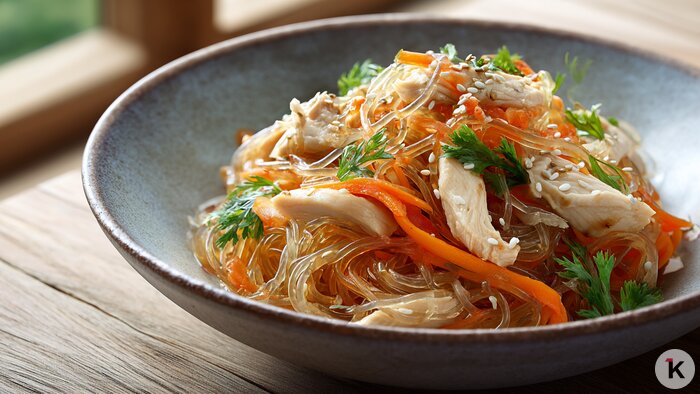 Немецкая, корейская и армянская кухня: 5 рецептов салатов, которые сметут со стола за считанные минуты - Новости Калининграда | Иллюстрация: Алиса Игонина / «Клопс» 