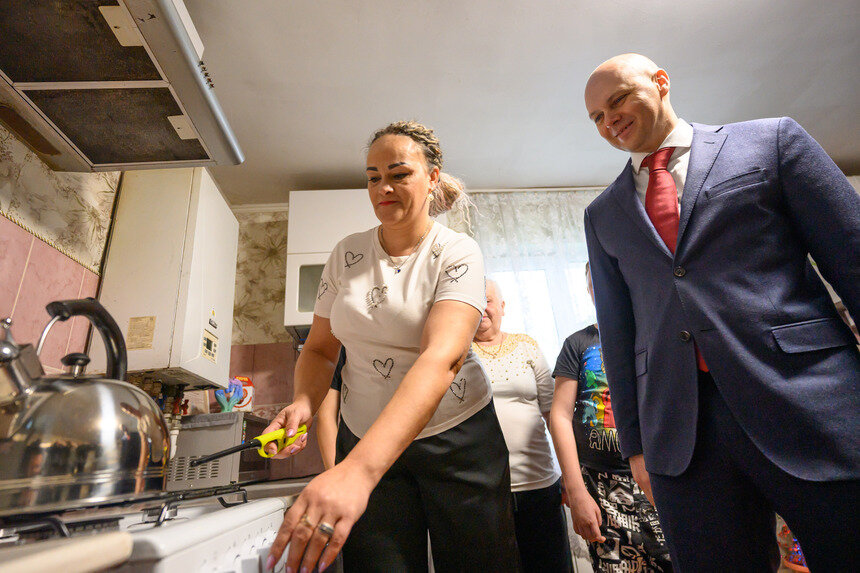 16 декабря газ пришёл в первые дома Балтийска. | Фото: Александр Мелехов