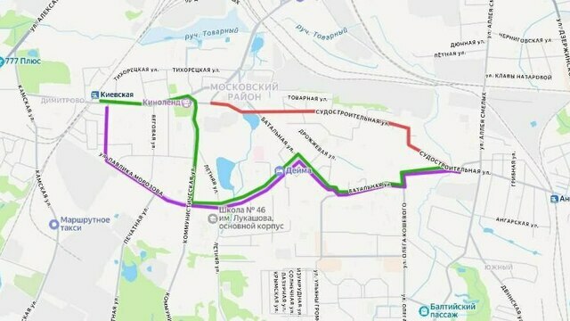 8 января полностью закроют движение на перекрестке улиц Инженерной, Судостроительной и Батальной