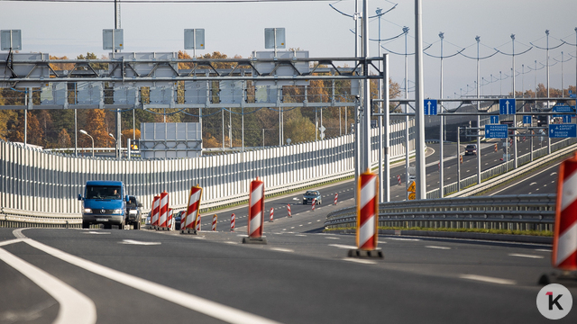 На окружной Калининграда камера стала ловить пикапы, микроавтобусы и грузовики 